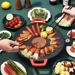 Poêle Électrique Cozily — Grill Coréen Antiadhésif Sans Fumée 🔥